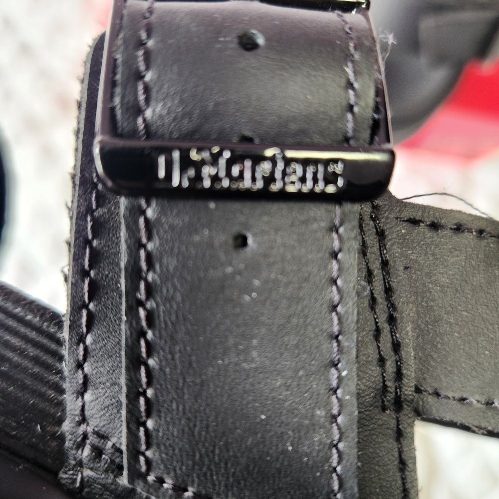 Dr Martens Vass Hydro Chunky Black Sandals with Adjustable Straps - Picture 10 of 14